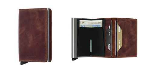 The Secrid Slimwallet in Vintage Brown — For the Dad Who Likes a Bit of Vintage