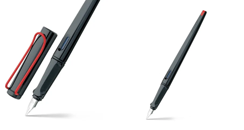 Lamy Joy Calligraphy Pen – Black with Red Clip